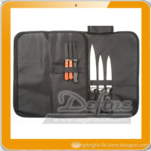 Portable 10 Compartment Knife Bag Organizer Chef Knife Case